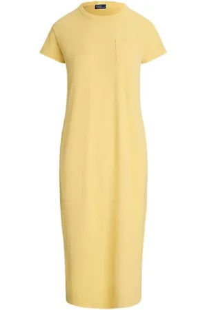 Ralph Lauren Kleedjes, Dames, Geel, S, Elegante Jurk voor Vrouwen