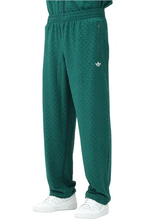 adidas Broeken, Heren, Groen, S, Polyester, Monogram Groene Sportieve Broek