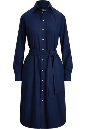 Ralph Lauren Kleedjes, Dames, Blauw, 2Xs, Elegante Jurk voor Vrouwen