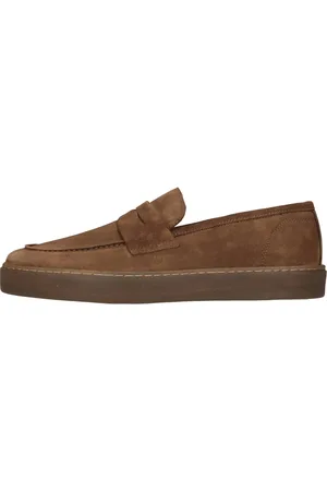 HUNDRED 100 Schoenen, Heren, Bruin, 41 EU, Suède, Platte schoenen Bruin