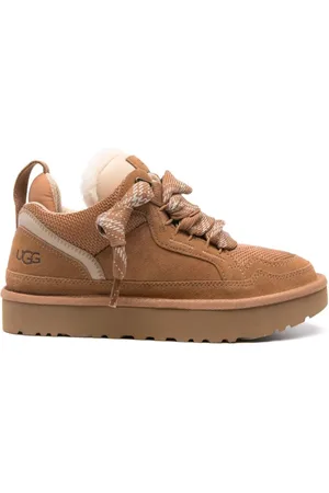 UGG Schoenen, Dames, Bruin, 36 EU, Bruine Gewatteerde Panelen Laarzen