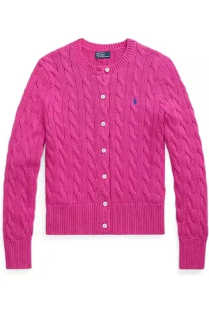 Ralph Lauren Truien, Dames, Roze, S, Stijlvolle Vesta voor een trendy look