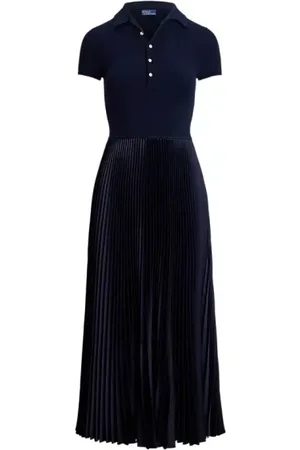 Ralph Lauren Kleedjes, Dames, Blauw, XL, Elegante Jurk voor Vrouwen