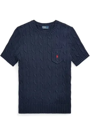 Ralph Lauren Truien, Dames, Blauw, L, Stijlvolle Vesta voor een trendy look