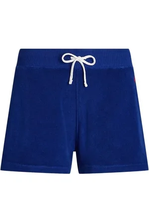 Ralph Lauren Korte broeken, Dames, Blauw, L, Korte Zomer Shorts