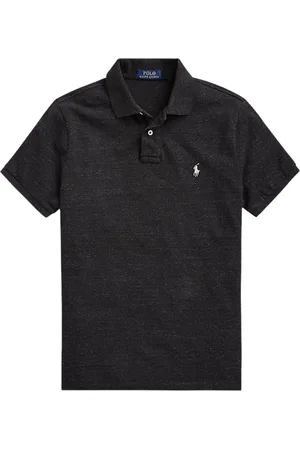 Ralph Lauren Tops, Heren, Zwart, L, Katoen, Casual T-shirt