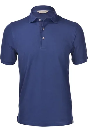 Gran Sasso Tops, Heren, Blauw, 2Xl, Klassiek Poloshirt in Diverse Kleuren