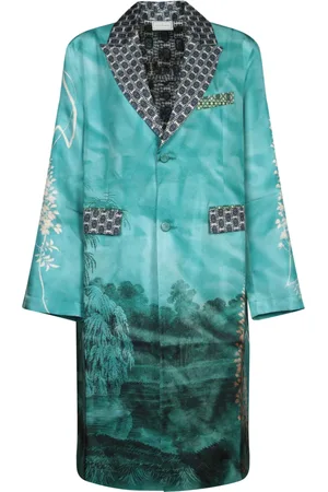 PIERRE-LOUIS MASCIA Mantels, Dames, Blauw, M, Blauwe bovenkleding voor vrouwen Ss 25