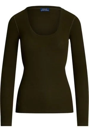 Ralph Lauren Tops, Dames, Groen, S, Casual T-shirt