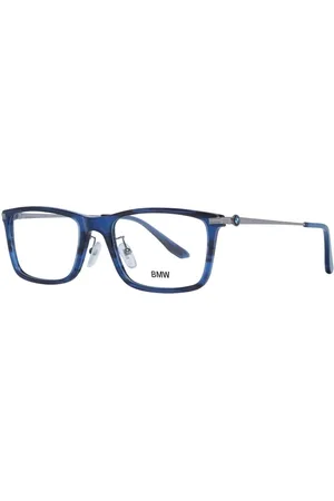 BMW Accessoires, Heren, Blauw, ONE Size, Blauwe Trapezium Optische Frames