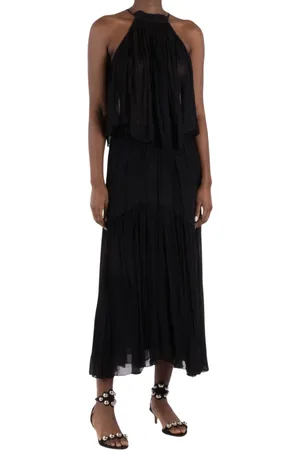 Isabel Marant Kleedjes, Dames, Zwart, M, Zwarte Viscose Top