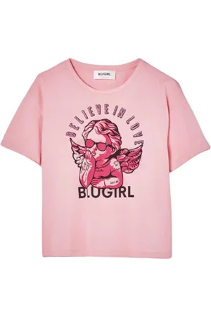 Blugirl Tops, Dames, Roze, M, Casual T-Shirt