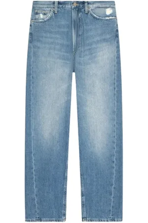 Dondup Jeans, Dames, Blauw, W26, Denim, Lichte Blauwe Losse Denim Jeans