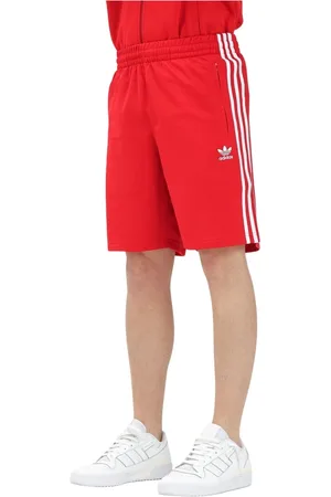 adidas Korte broeken, Heren, Rood, M, Rode Firebird Sport Shorts