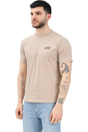 EA7 Tops, Heren, , L, T-shirt met korte mouwen Modern ontwerp