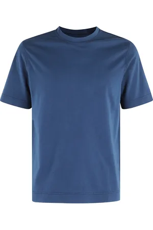 Circolo Tops, Heren, Blauw, 2Xl, Katoen, Pacific Katoenen Jersey T-shirt