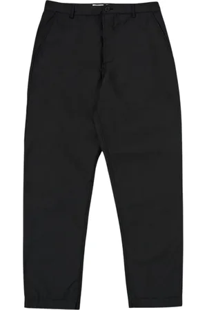 Universal Works Broeken, Heren, Zwart, W30, Katoen, Militaire Chino Broek