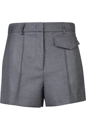 BLANCA Korte broeken, Dames, Grijs, S, Polyester, Stijlvolle Grijze Shorts Aw 23