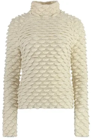 Bottega Veneta Truien, Dames, , S, Wol, Wollen Sweatshirt in Moderne Stijl