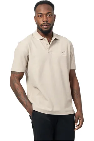 Armani Exchange Tops, Heren, , L, Katoen, Polo Shirt Klassieke Stijl