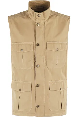 Barbour Jassen, Heren, , XL, Katoen, Katoenen Canvas Staande Kraag Gilet