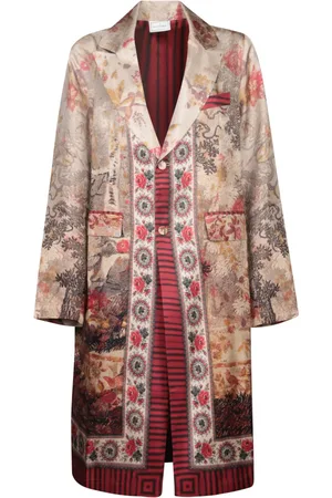 PIERRE-LOUIS MASCIA Mantels, Dames, Veelkleurig, S, Beige bovenkleding voor vrouwen Ss 25