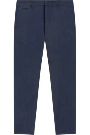 Dondup Broeken, Heren, Blauw, W31, Denim, Denim wortelbroek met vaste taille