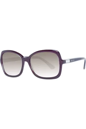Jimmy Choo Accessoires, Dames, Veelkleurig, ONE Size, Rechthoekige zonnebril