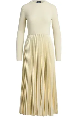 Ralph Lauren Kleedjes, Dames, Wit, S, Elegante Jurk voor Vrouwen