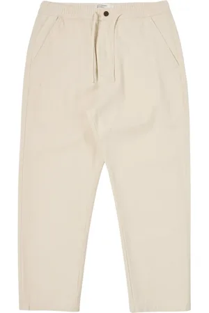 Universal Works Broeken, Heren, , W32, Denim, Casual Korte Twill Broek