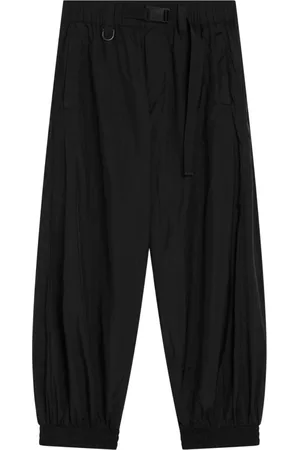Y-3 Broeken, Heren, Zwart, L, Joggingbroek voor actieve levensstijl