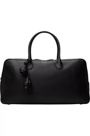 MAGDA BUTRYM Tassen, Dames, Zwart, ONE Size, Leer, Grote Brigitte Tas met Bloemenband