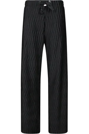 HERNO Broeken, Dames, Zwart, S, Polyester, Zwarte Broek voor Vrouwen