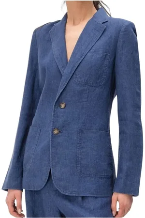 Ralph Lauren Jassen, Dames, Blauw, 2Xs, Stijlvolle Sako Kleding voor Mannen