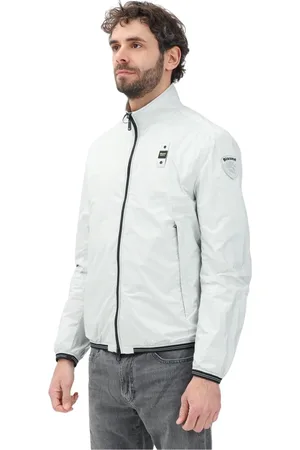 Blauer Jassen, Heren, Grijs, M, Nylon, Windjack Grijs Mannen Lente Zomer
