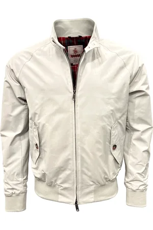 Baracuta Jassen, Heren, , 3Xl, Harrington Blouson Jack, Zilvergrijs