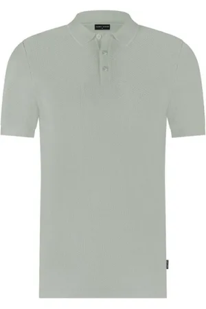 Saint Steve Tops, Heren, Groen, L, Elegante Polo voor elke gelegenheid