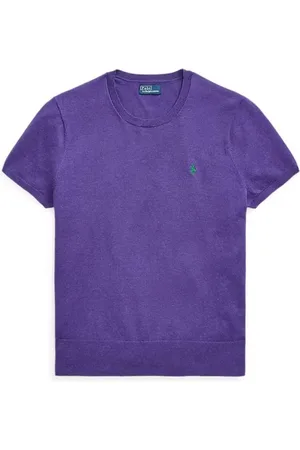Ralph Lauren Tops, Dames, Paars, M, Stijlvolle Vesta voor een trendy look
