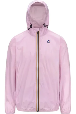 K-Way Jassen, Heren, Roze, S, Nylon, Roze Lichtgewicht Unisex Hoodie Jas