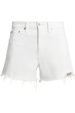 Ralph Lauren Korte broeken, Dames, Wit, W29, Korte Broek