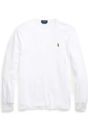Ralph Lauren Tops, Heren, Wit, 2Xl, Casual T-shirt voor mannen