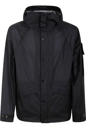 C.P. Company Jassen, Heren, Zwart, XL, Veelzijdige Hooded Rits Jas