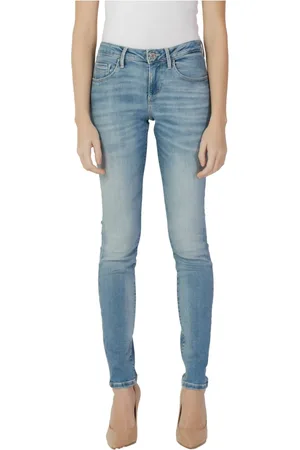 Guess Jeans, Dames, Blauw, W33 L30, Katoen, Annette Skinny Jeans