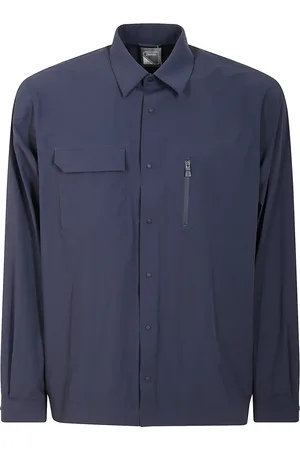 HERNO Overhemden, Heren, Blauw, 2Xl, Maestro Polyamide Shirt