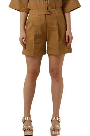 Ruby Tuesday Korte broeken, Dames, Bruin, S, Kameel Rikki Shorts voor vrouwen