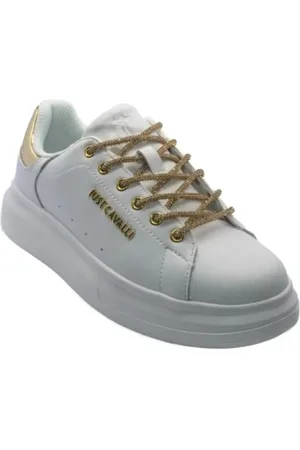 Roberto Cavalli Schoenen, Dames, Wit, 36 EU, Sneakers Wit