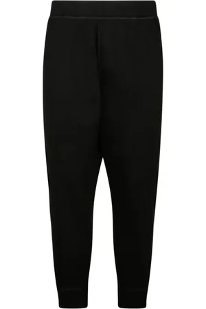Dsquared2 Broeken, Heren, Zwart, M, Zwarte Joggingbroek met Logo Print