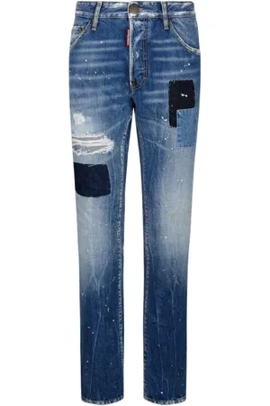 Dsquared2 Jeans, Heren, Blauw, S, Katoen, Navy Cool Guy Jeans