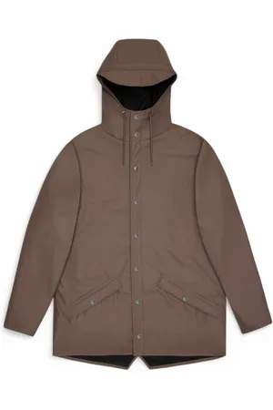Rains Jassen, Heren, , S, Polyester, Polyester Parka met zijzakken