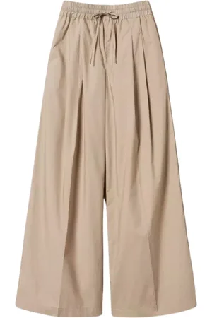 Twin-Set Broeken, Dames, , S, Katoen, Palazzo Broek met Elastische Taille